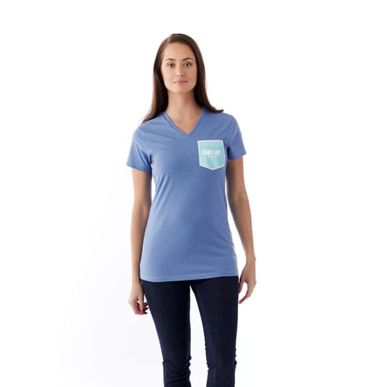 Ladies' Short Sleeve Pocket Tee