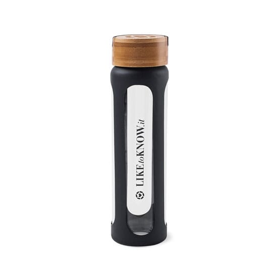 25 oz Glass Bottle with Bamboo Lid