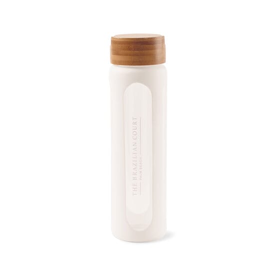 25 oz Glass Bottle with Bamboo Lid
