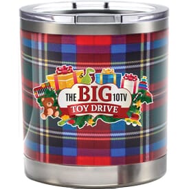 12 oz Plaid Design Tumbler