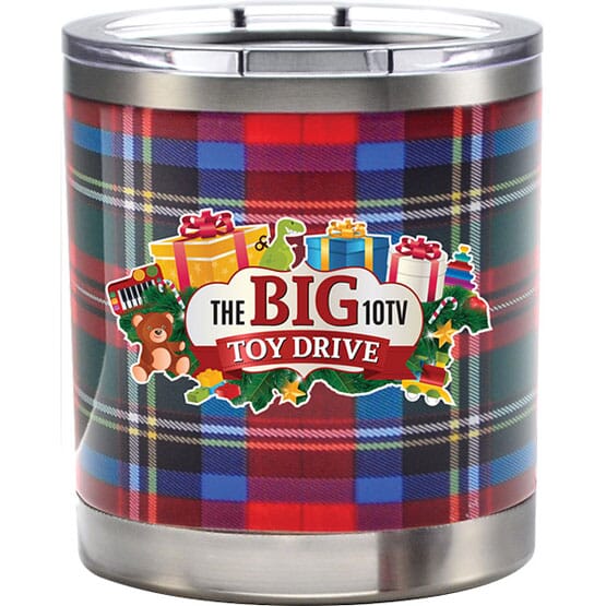 12 oz Plaid Design Tumbler