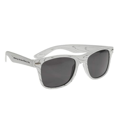 Cruise Retro Designer Wood Tone Sunglasses