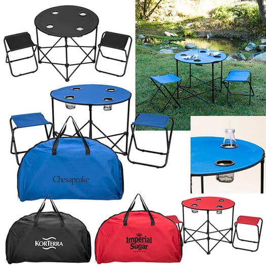 Portable Table and Chairs Set