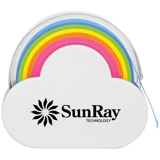 Rainbow Cloud Sticky Note Dispenser