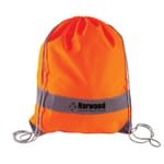 Reflective Panel Drawstring Bag