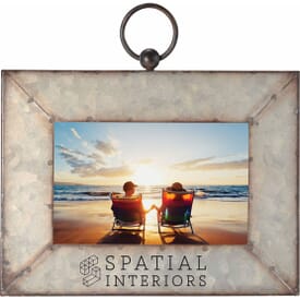 4" x 6" Galvanized Metal Picture Frame