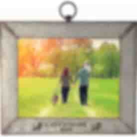 8" x 10" Galvanized Metal Picture Frame