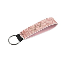 Velvet Wrist Strap Keychain