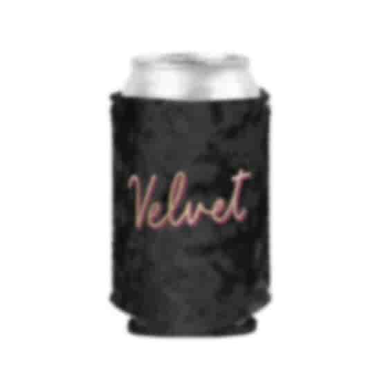 Velvet Neoprene Can Cooler