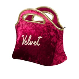 Velvet Clutch Lunch Bag