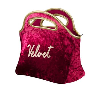 Velvet Clutch Lunch Bag