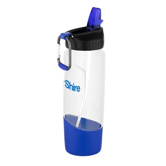 28 oz Tritan™ Flip Water Bottle with Carabiner