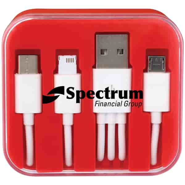 3-in-1 Multi Charging Cable in Case