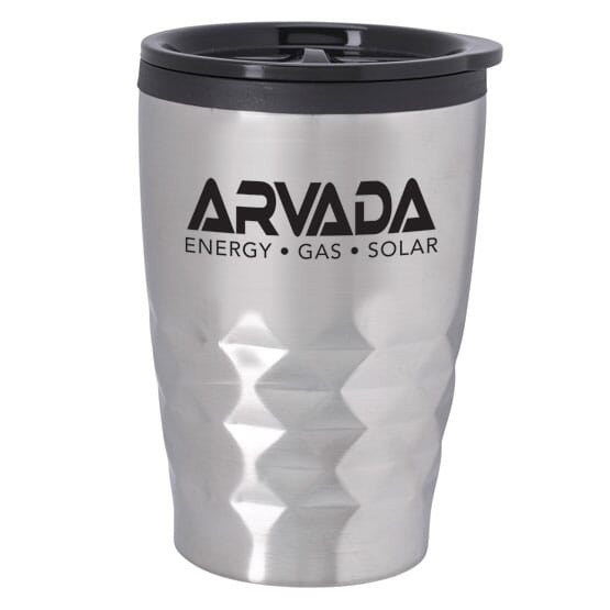 12 oz Stainless Steel Diamond Cut Tumbler