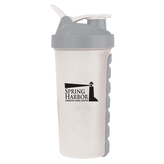 23 Oz Flip Top Water Bottle with Medicine Reminder