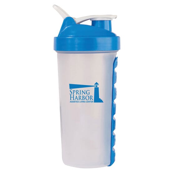 23 Oz Flip Top Water Bottle with Medicine Reminder