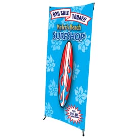 2 ft x 5 1/4 ft Indoor Banner Kit with Stand
