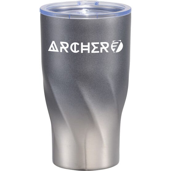 16 oz Ombre Spiral Stainless Steel Tumbler