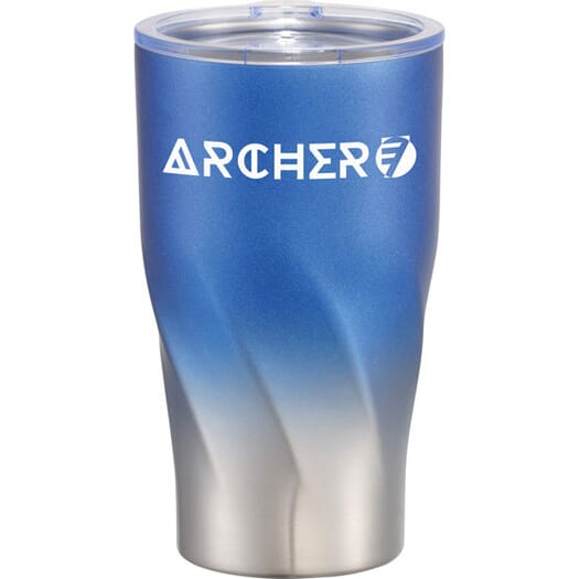 16 oz Ombre Spiral Stainless Steel Tumbler