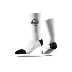 Strideline® White Crew Sock