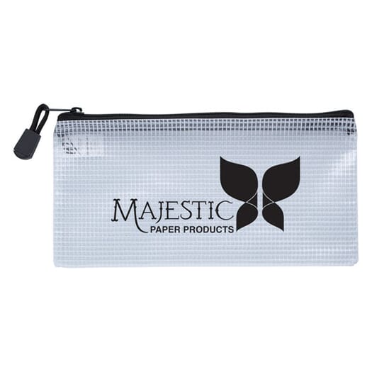Clear Zippered Accessory Pouch