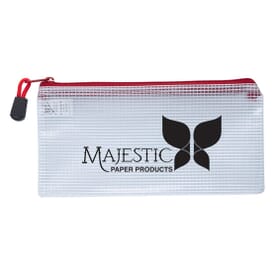 Promotional 3-Ring Hole Punch Clear Pencil Pouch $1.69