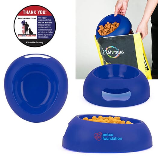 Scoop and Feed Pet Bowl Combo