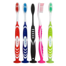 White and Bright Suction Toothbrush with Cover