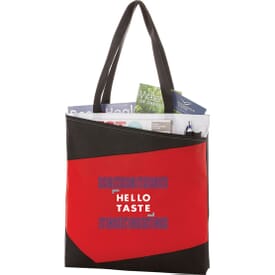 Deco Diagonal Design Tote Bag
