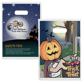 Full Color Design Plastic Halloween Treat Bag