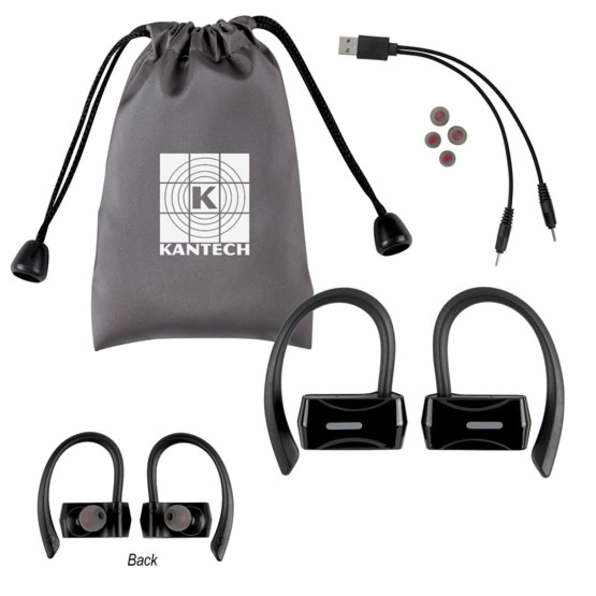 Bluetooth® Sport Wireless Earbuds with Pouch