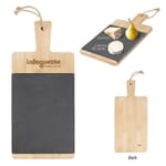 Message Bamboo & Slate Cutting Board