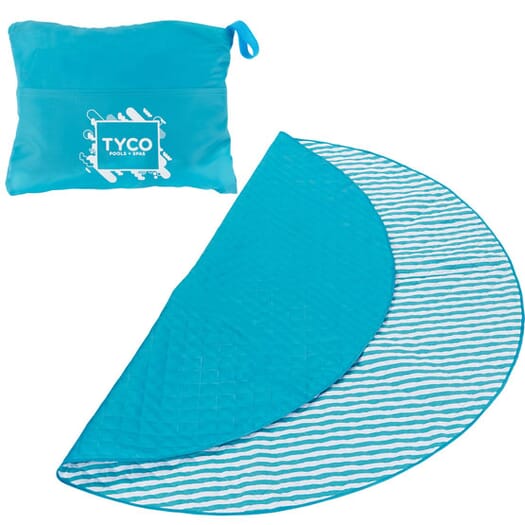Round Beach Blanket with Secret Compartment