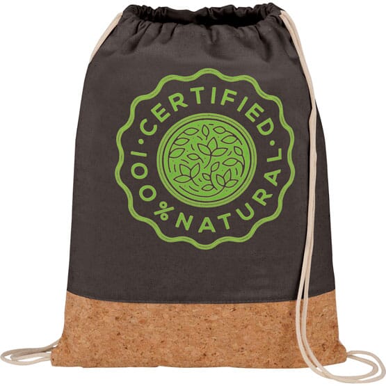 Go Natural Cotton Canvas Drawstring Bag