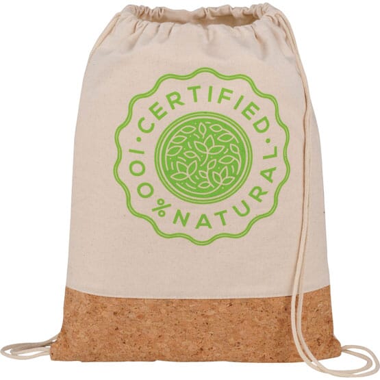 Go Natural Cotton Canvas Drawstring Bag
