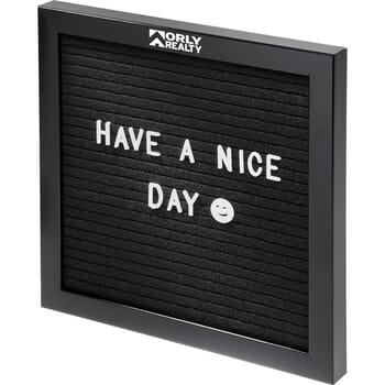Felt Message Board with Letters