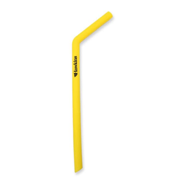 Bent Reusable Silicone Drinking Straw