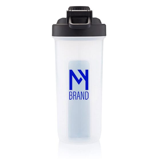 20 oz Shaker Bottle with Wireless Earbuds