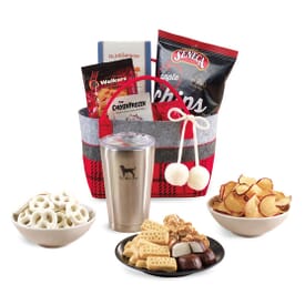 Holiday Felt Treat Tote with Aviana™ Vale Tumbler