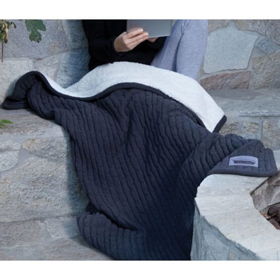 Cable Knit Throw Blanket