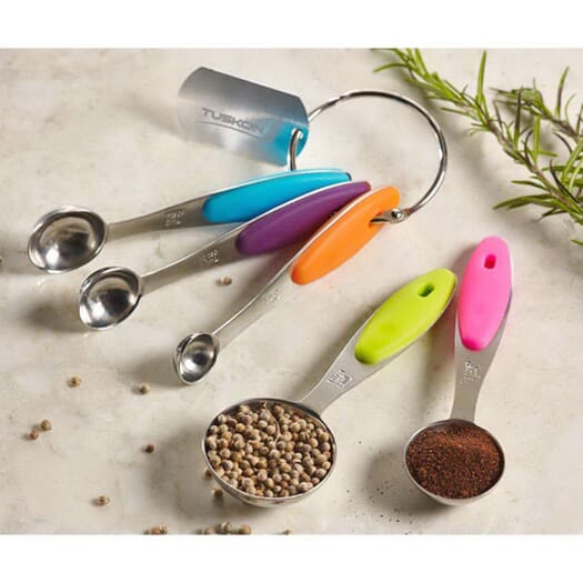 Bright Handles Stainless Measuring Spoons