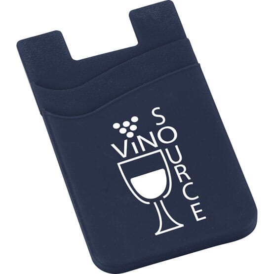 Two Pocket Silicone Tech Wallet