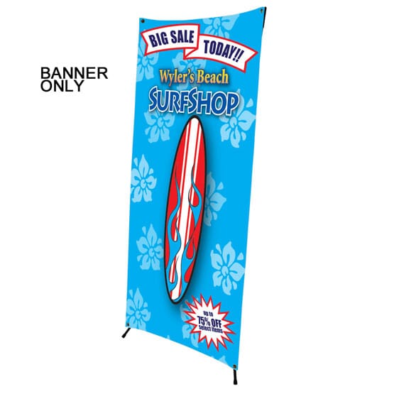 2 ft x 5 1/4 ft Indoor Banner (Replacement Banner)