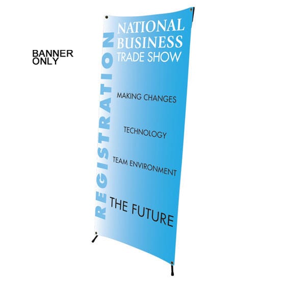 2 1/2 ft x 6 ft Indoor Banner (Replacement Banner)