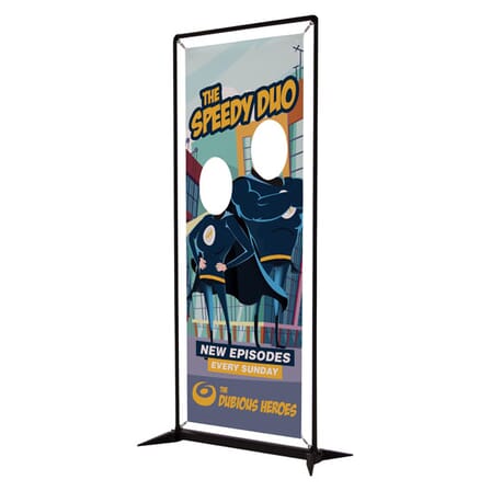 Double Face Cutout Banner Kit