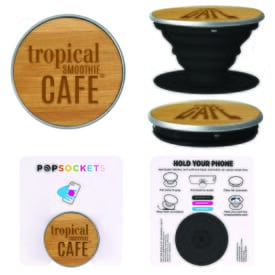 PopSockets PopGrip Wood - Bamboo