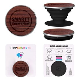 PopSockets PopGrip Wood - Rosewood