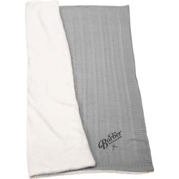 Field &amp; Co.® Cable Knit Sherpa Blanket