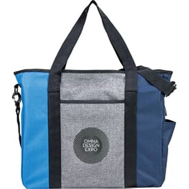 Trio Color Block Tote with USB