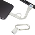 cable carabiner in use